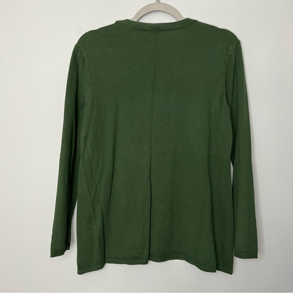 Women’s J. Jill Green Basic Knit Pullover Sweater… - image 4